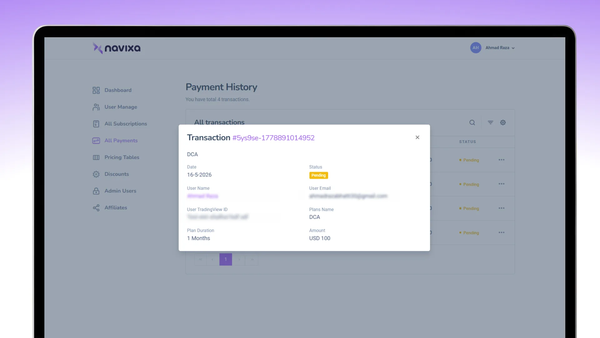 Navixa – Crypto Trading Signals Subscription Platform17