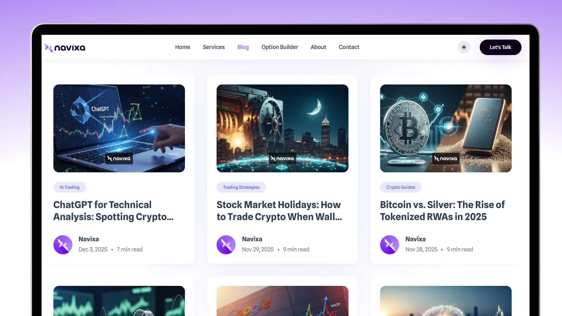 Navixa – Crypto Trading Signals Subscription Platform2