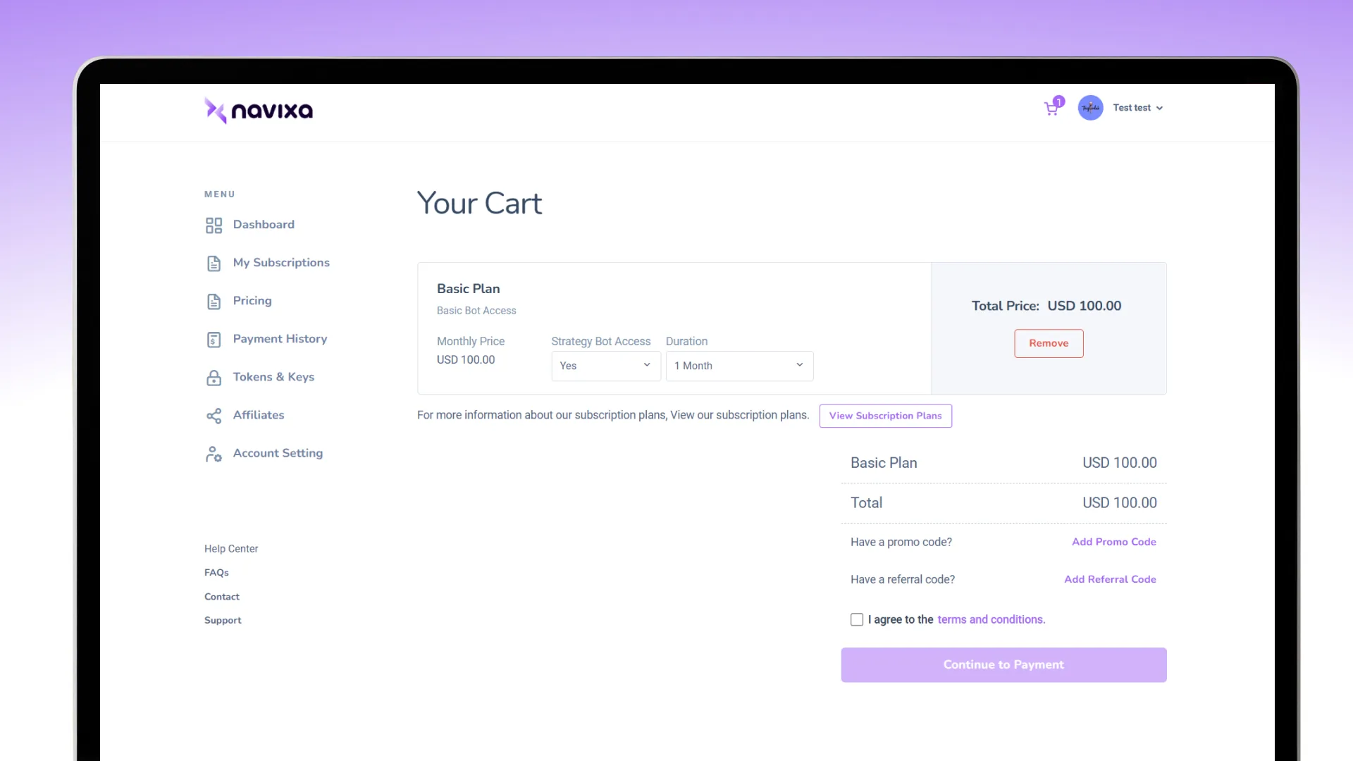 Navixa – Crypto Trading Signals Subscription Platform6