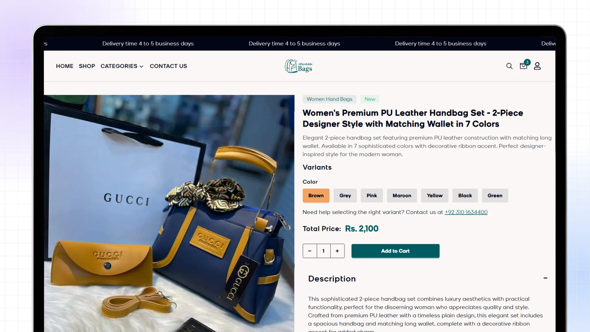 AffordableBags.pk – Next.js E-commerce Platform6