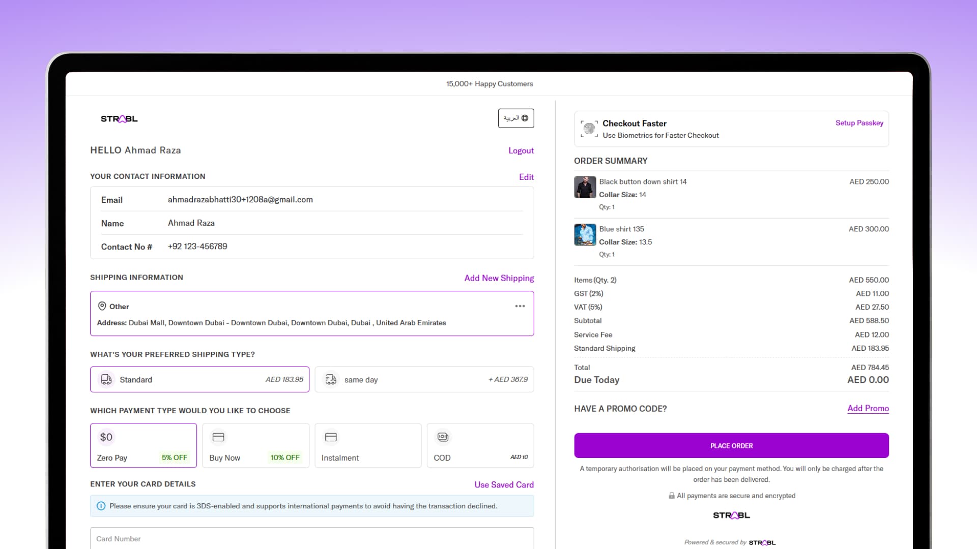 STRABL - Payments & Checkout16