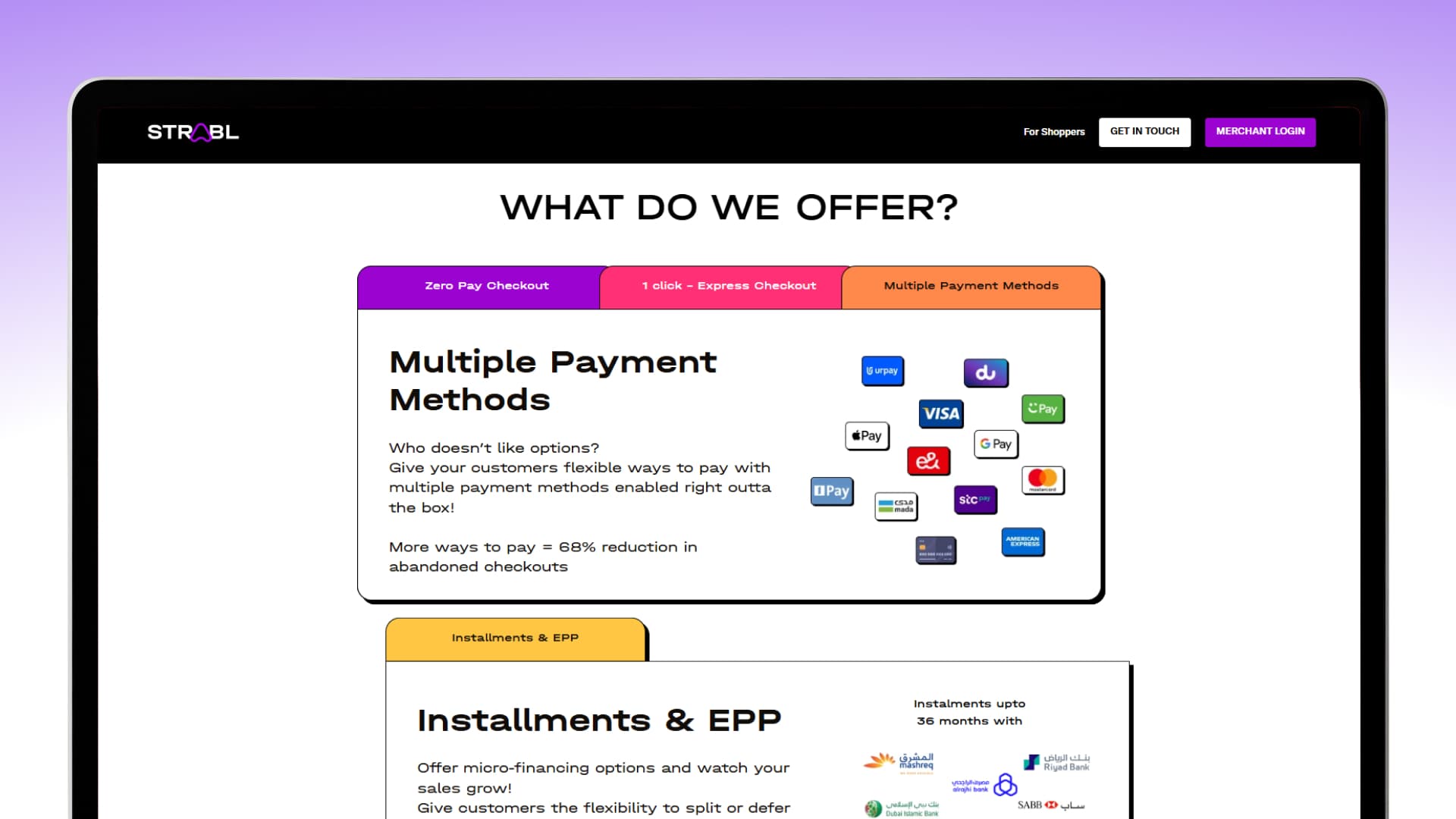 STRABL - Payments & Checkout4